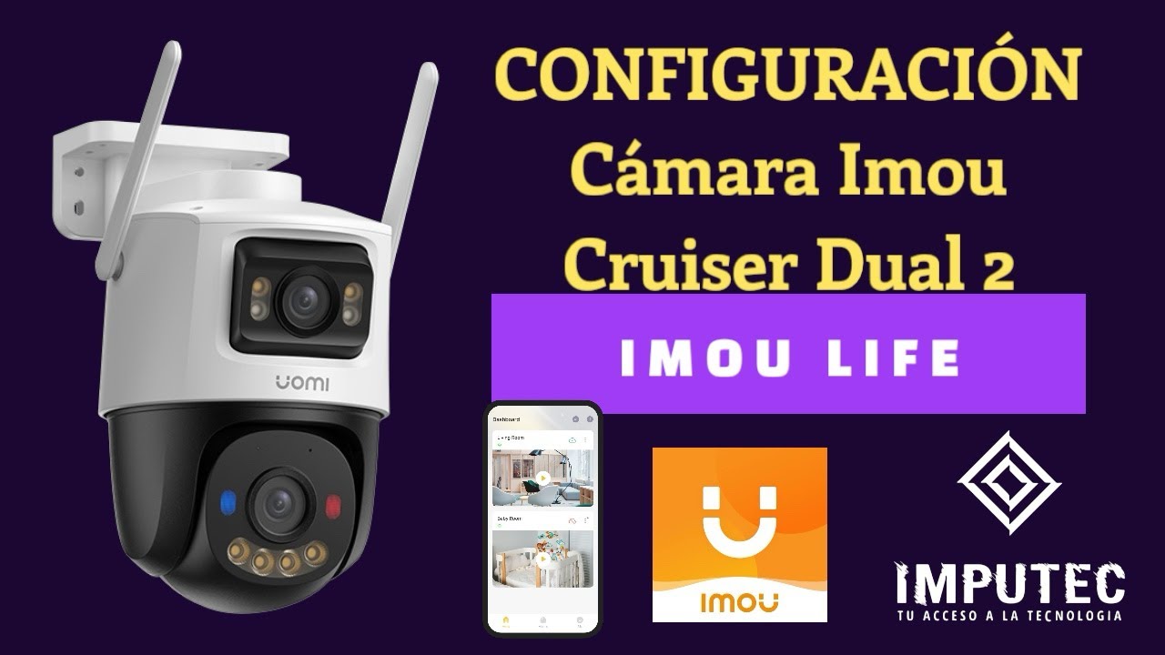 Cómo configurar Cámara IMOU CRUISER DUAL 2 🚨 APP IMOU LIFE - TODAS LAS FUNCIONES ✅