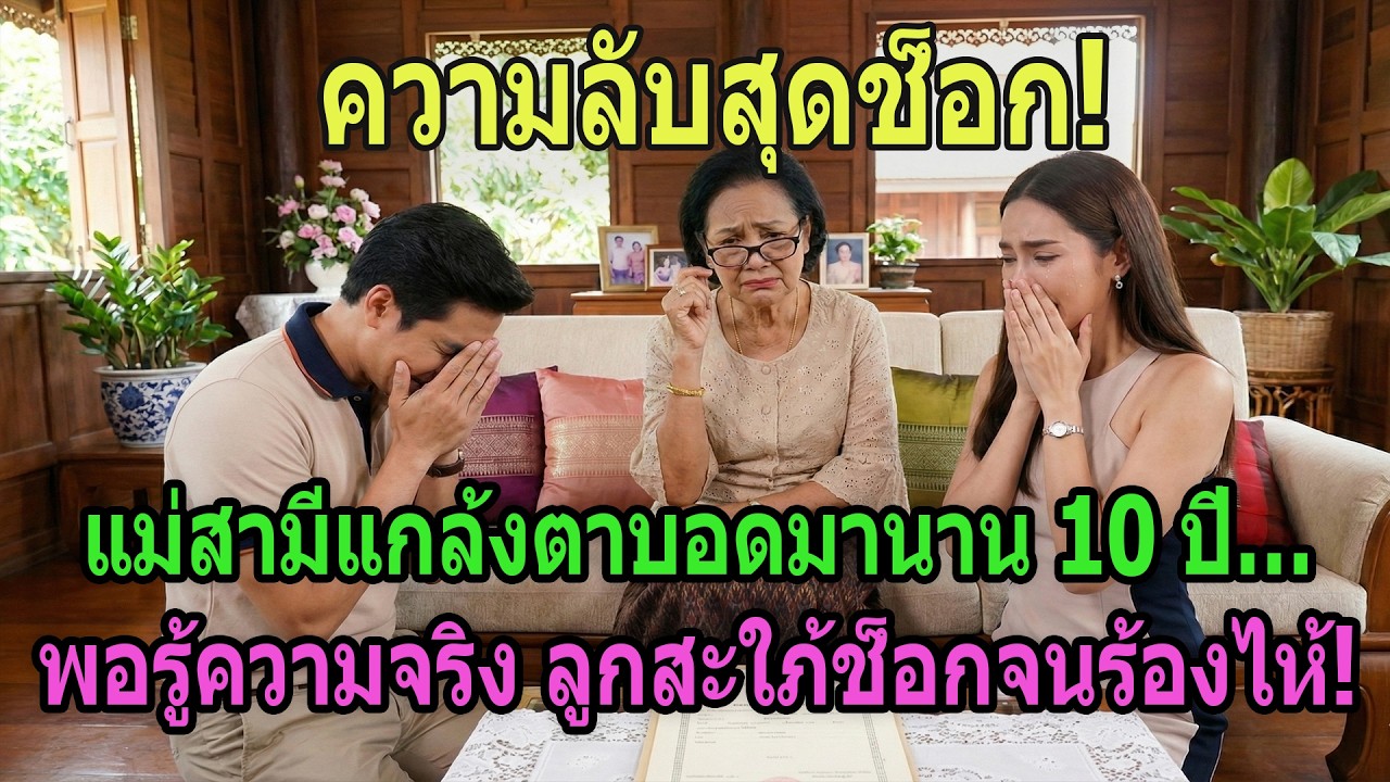 ตาบอดปลอมมา 10 ปี — สะใภ้ช็อกจนร้องไห้!