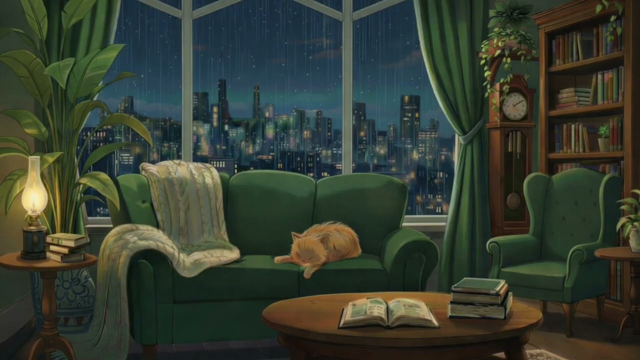 A place to feel safe 🌿 Lofi music for relaxing and studying