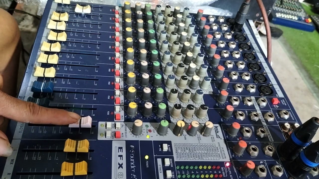 hướng dẫn test revert mixer EFX 8 chuyên nghiệp