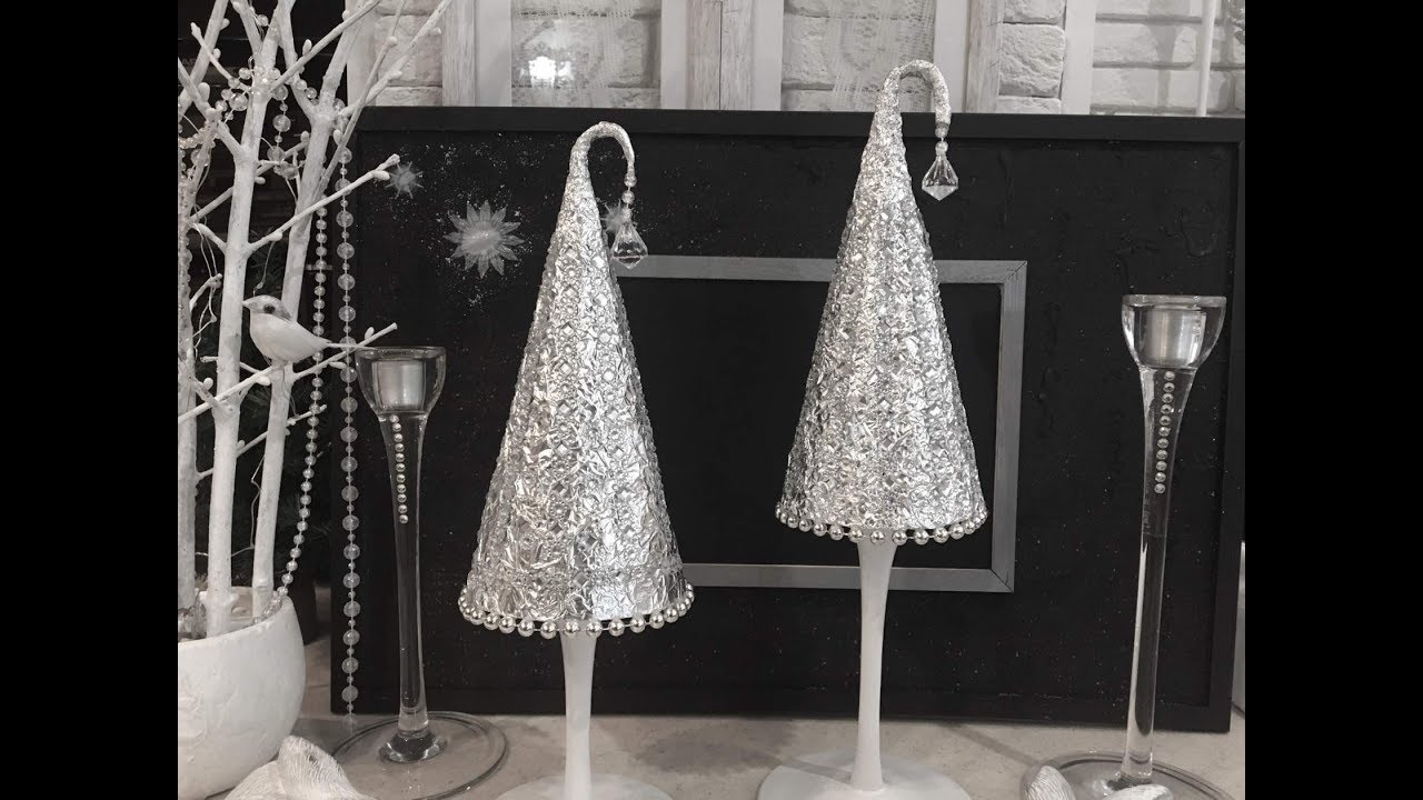 Ёлочка из фольги🎄Christmas tree from foil