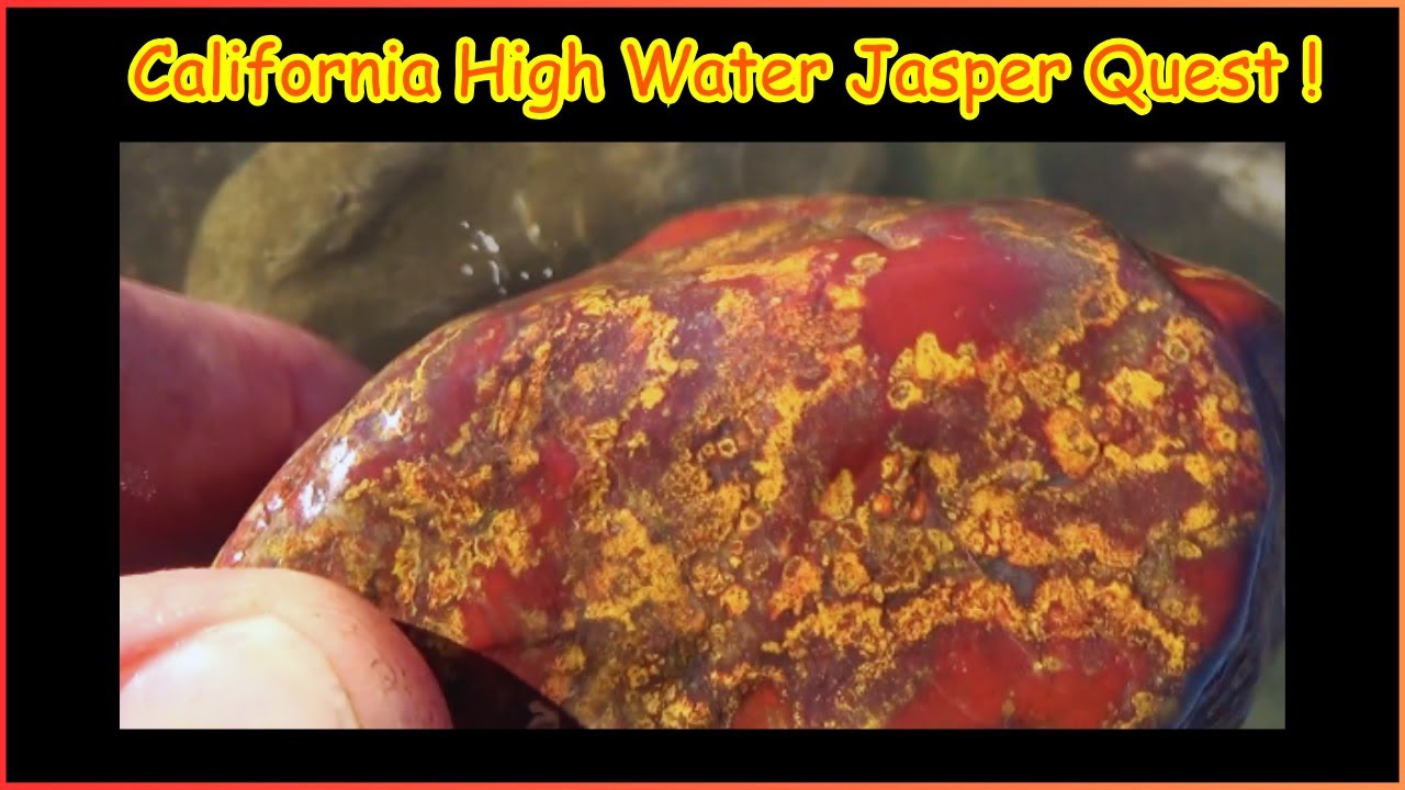 Rockhounding High Water Jasper Gravels In Northern Ca. Se 9 Ep 11 - Vid #1,212 By: Quest For Details
