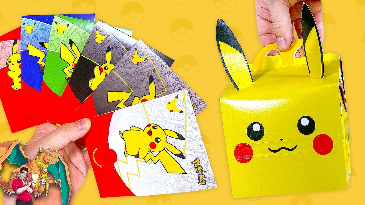 Наконец-то! Распаковка Happy Meal с покемонами из McDonald's 2021 года &mdash; 🇬🇧 версия для Великобрит...