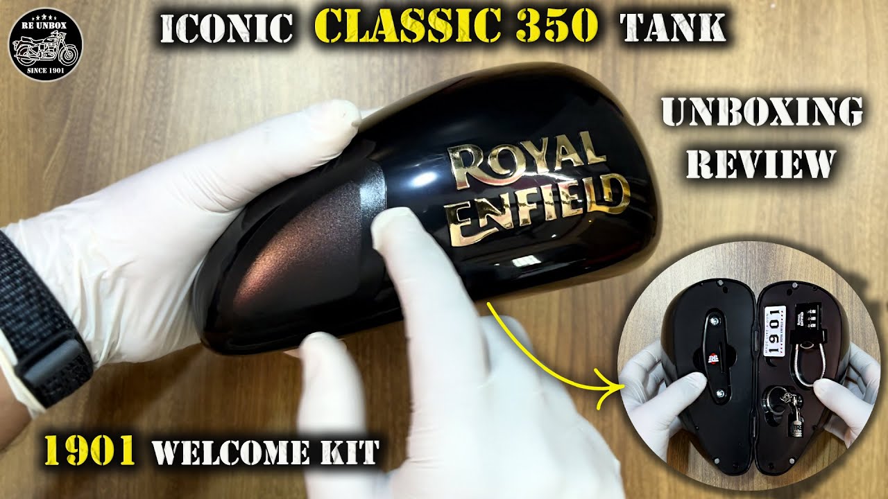 New 1901 Welcome KIT 2025 - Detailed Unboxing Review #royalenfieldbikes #classic350 #royalenfield