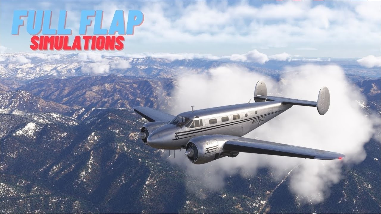 REAL PILOT LIVE in....FS2024?! | Denarq Beech 18 | KAVX-KMRY