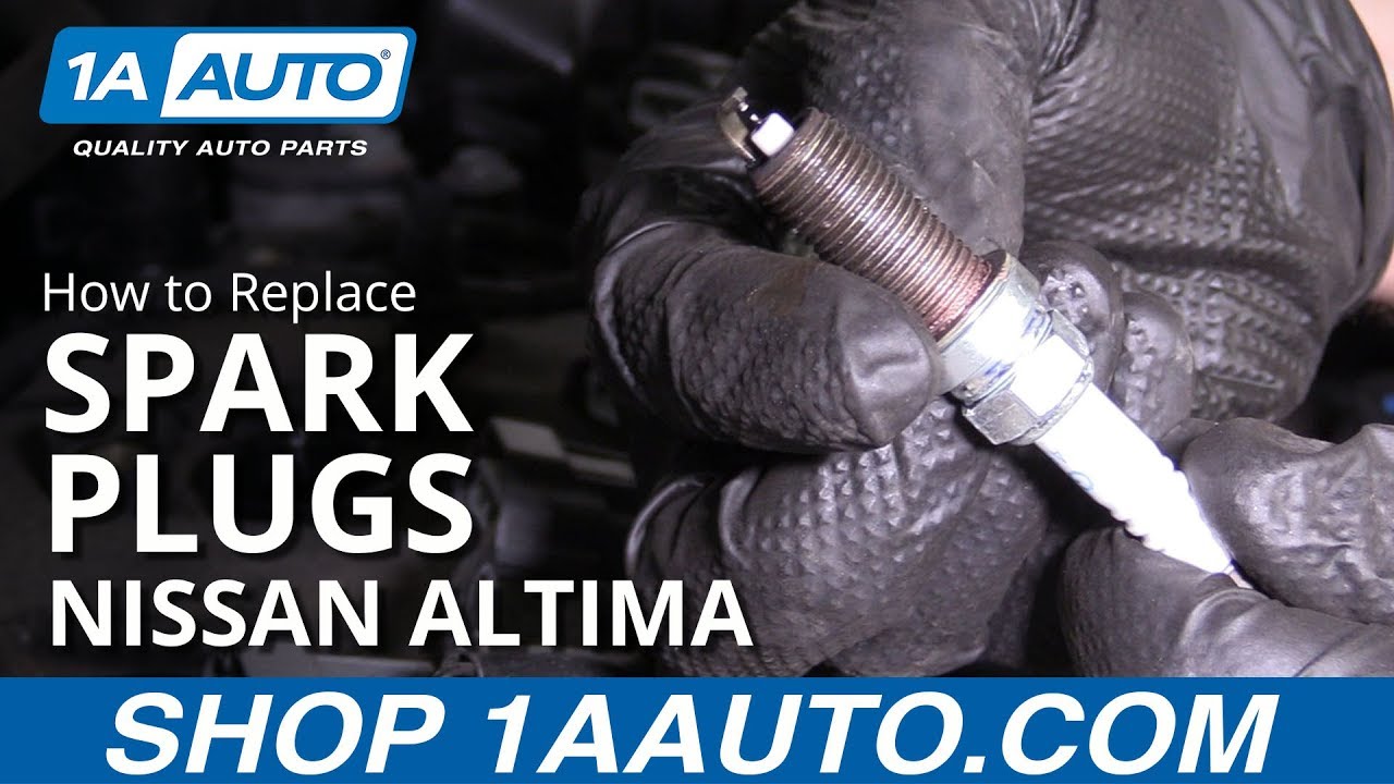 Как заменить свечи зажигания Nissan Altima 06-12