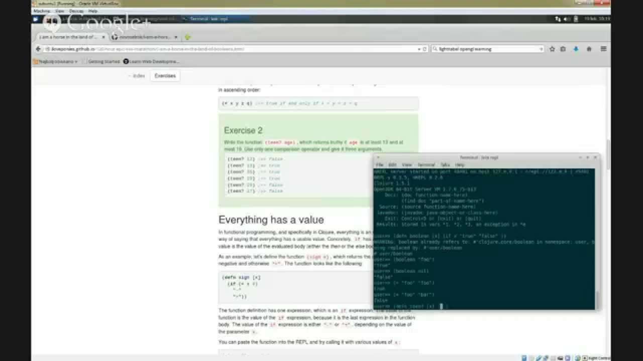 [Clojure] Learning functional programming with Clojure