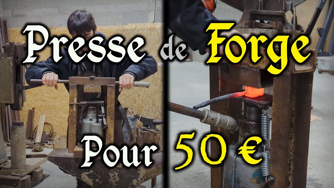 Fabriquer une Presse de Forge pour 50 Euros : Points Forts, Utilisation, et Limitations