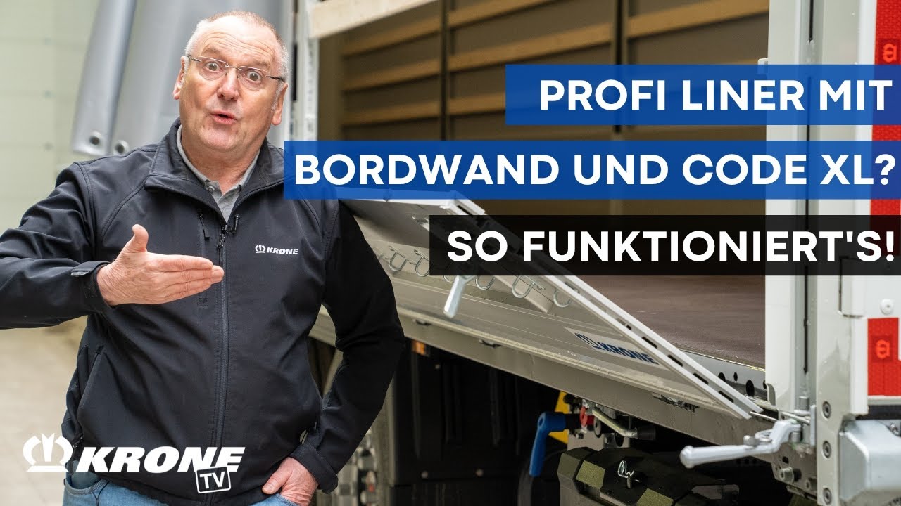 This is how the KRONE Profi Liner with board walls and code XL works. | KRONE TV