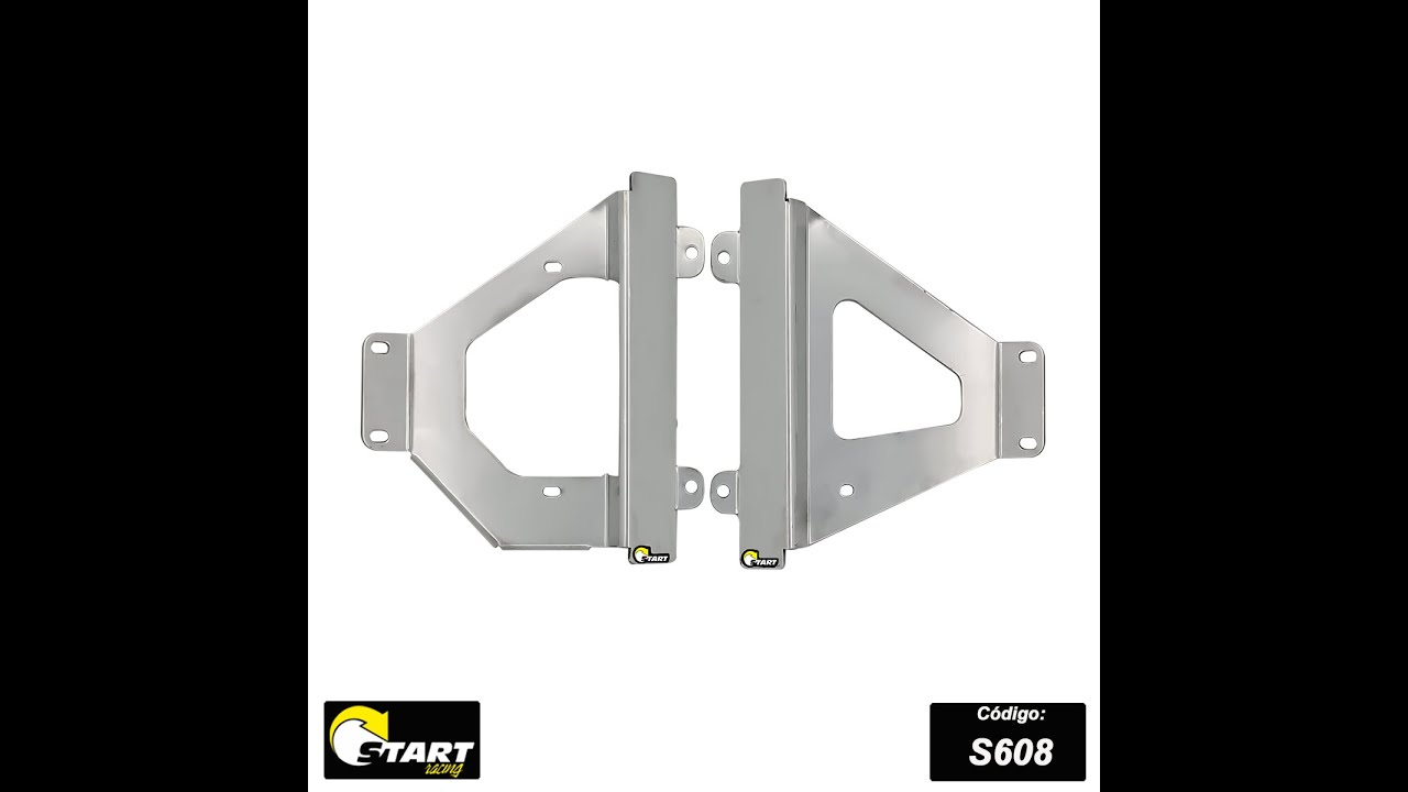 Manual de instalação Protetor de Radiador - Honda - CRF 250 R - Honda - CRF 250 RX - S608