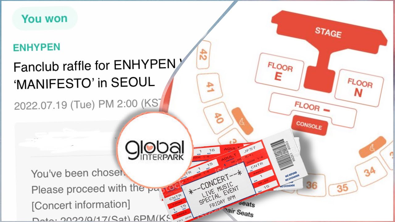 How I bought concert tickets in Korea Global Interpark online + Winning Enhypen's lottery raffle