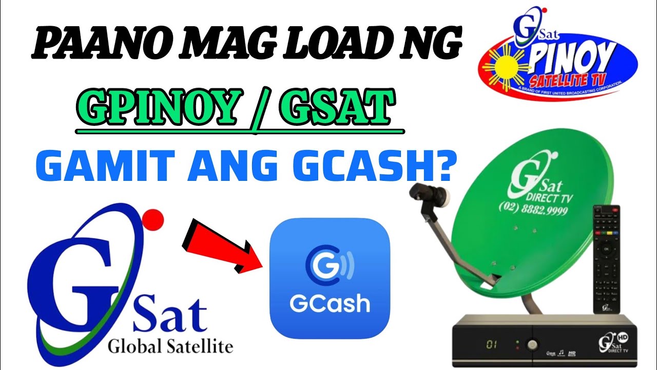 PAANO MAGLOAD NG GPINOY OR GSAT GAMIT ANG GCASH? | HOW TO LOAD GPINOY OR GSAT USING GCASH?