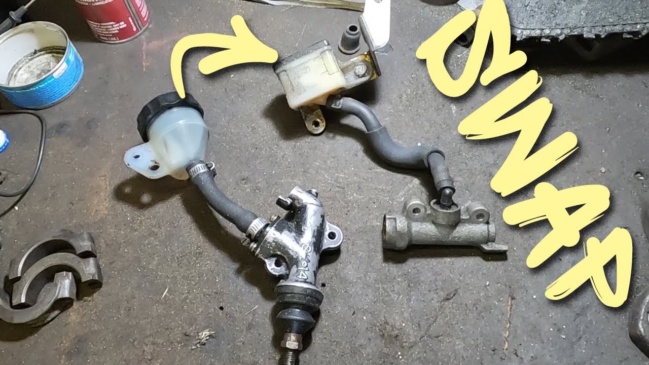 Honda Goldwing GL1100 Rear Brake Master Cylinder Upgrade