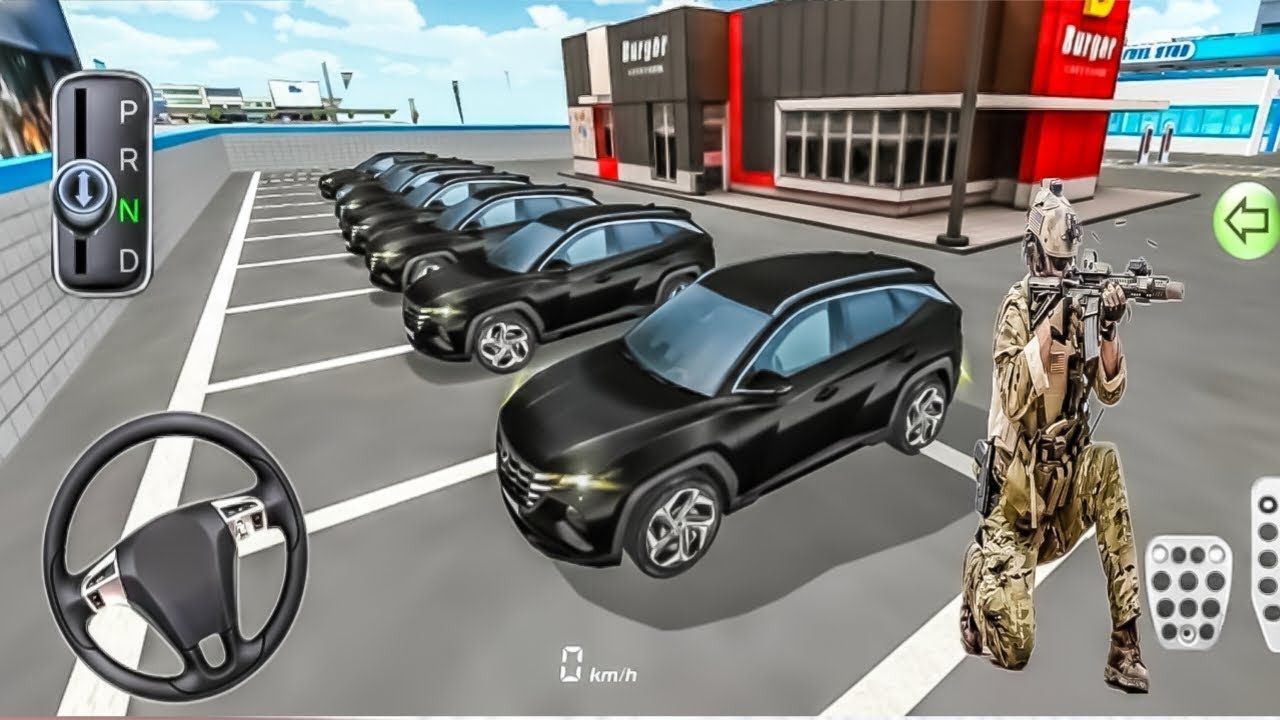 All Collection New Black Colour Parking Gass Pump Driving Class Game-3D Simulator 3D #racinggame 