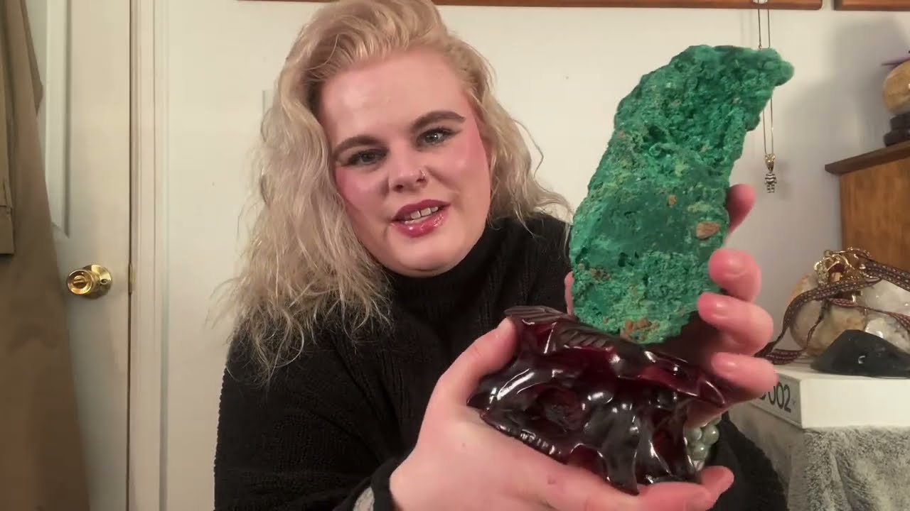 Crystals: Malachite Slabs