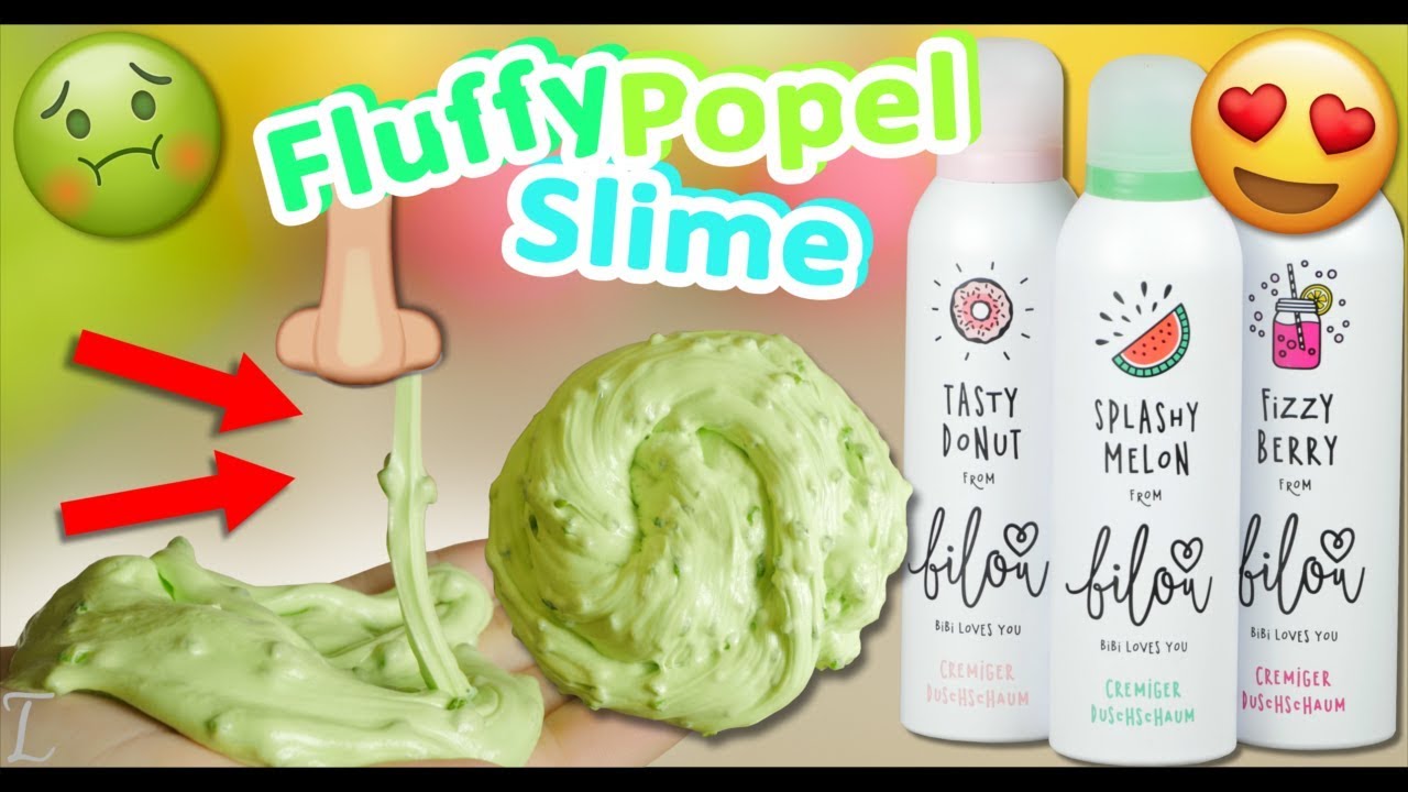 BILOU FLUFFY POPEL SCHLEIM selber machen OHNE Borax 😊Bilou Fluffy Slime DIY Deutsch|Let's Try[4K]