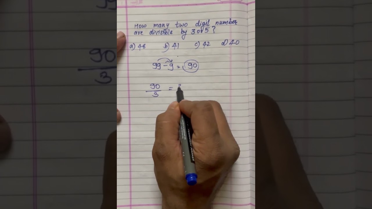 How many two digit number divisible by 3 or 5