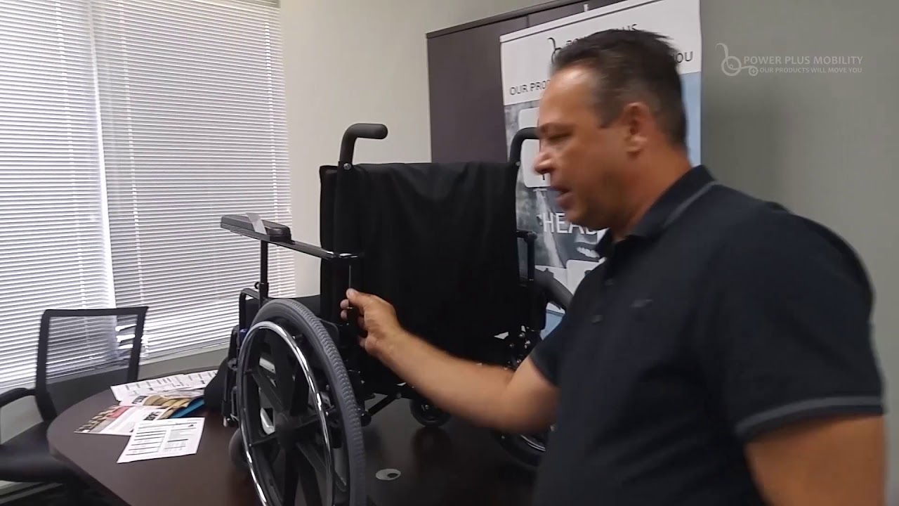 EC EP05 Wheelchair Voyager Plus Folding Wheelchair - Power Plus Mobility Inc.
