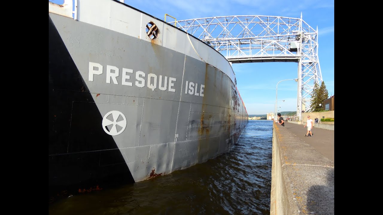 Presque Isle hits pier in Duluth