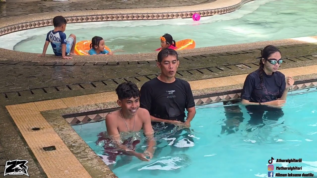 M ATHAR MULAI MENCOBA TERAPI DI AIR DENGAN CARA BERENANG‼️