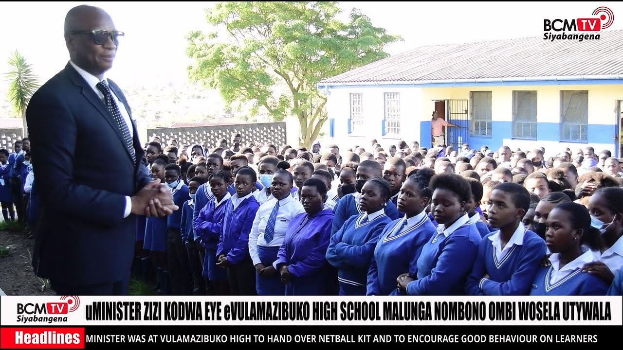 BcmTv : Zizi Kodwa in Vulamazibuko High School