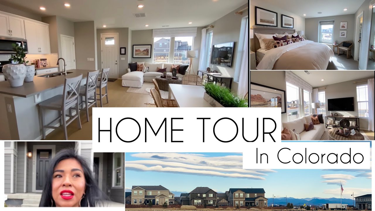 HOUSE TOUR DE CASA MODELO EN COLORADO 🇺🇸 |TOWNHOMES