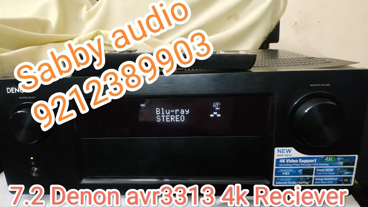 7.2 Denon avr3313 4k Netorking reciever #Reels #Shorts #Trending #Instagram #hometheatersystem #Bose