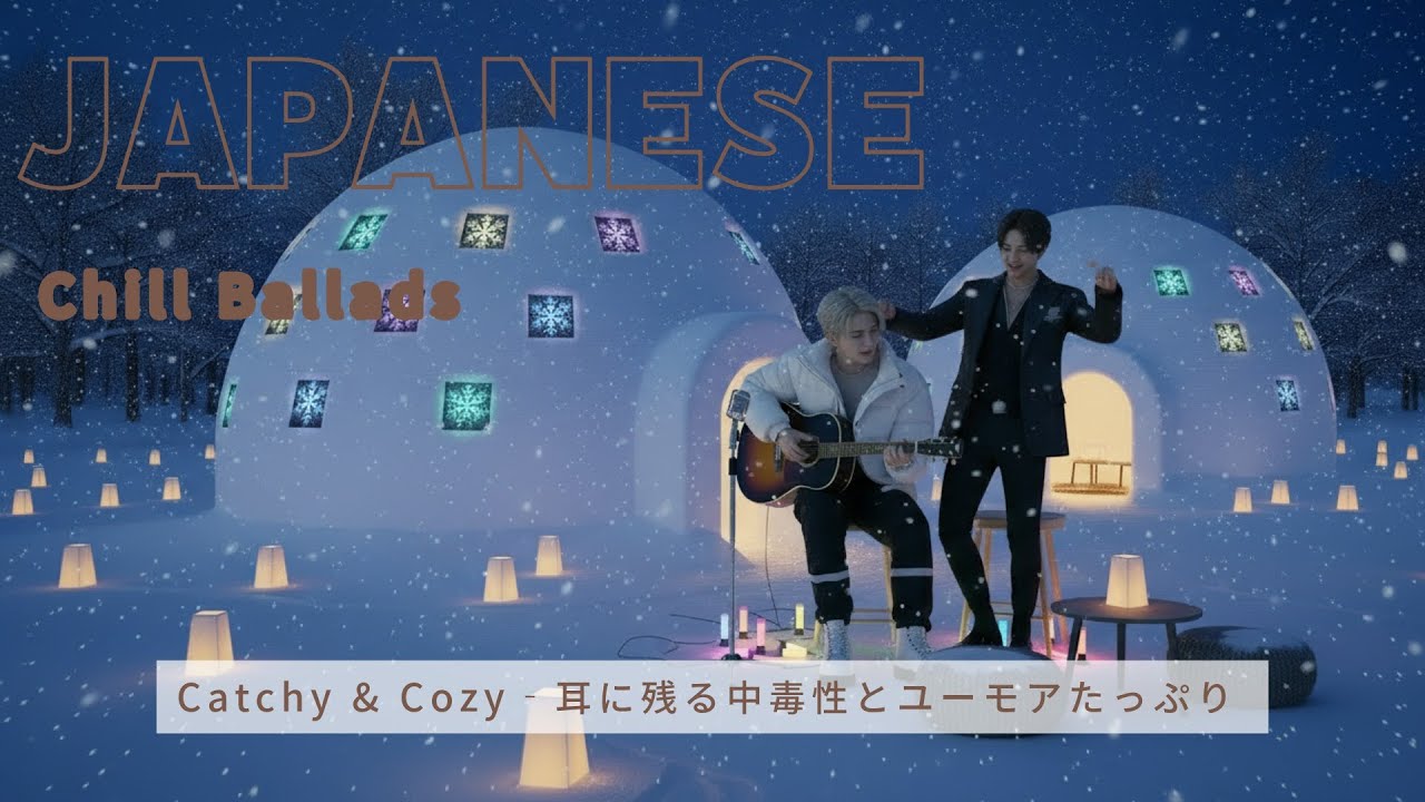 【邦楽】男性ボーカル ×  R&B / 心がふわっと温かくなる、チルでエモいクリスマスアルバム / 静かな夜の作業用BGM、勉強用、在宅ワーク、リラックス、寝落ち音楽としても