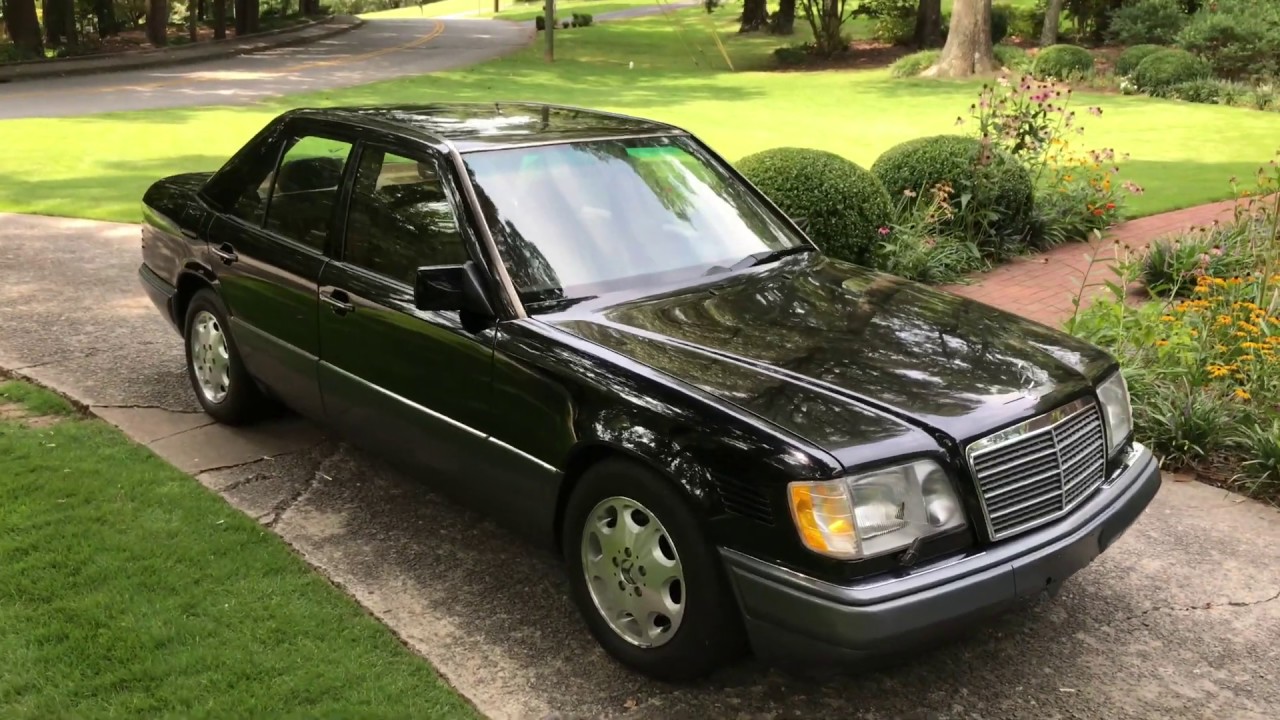 1995 Mercedes Benz E300 Diesel 0-60 owner review pov test drive walkaround OM606 inline 6 PLEASE SUB
