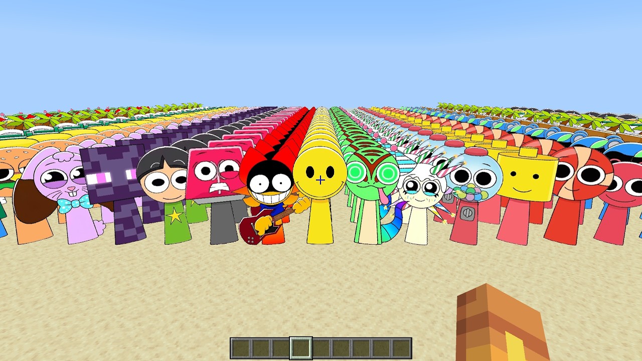 Too Much Sprunki OC Mod in Minecraft PE