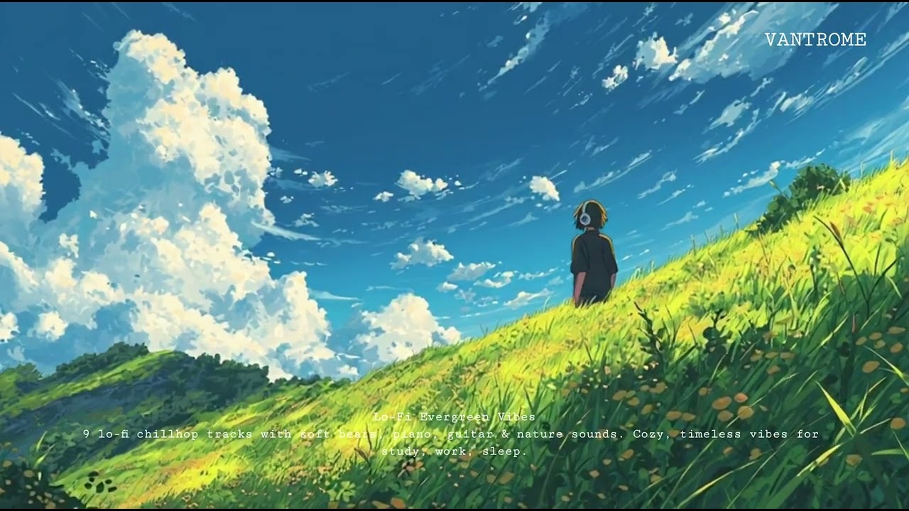 Lofi Hip Hop Positive Energy for Work & Study [Sunlit Lo-Fi Meadows] Chillhop to Boost Your Mood
