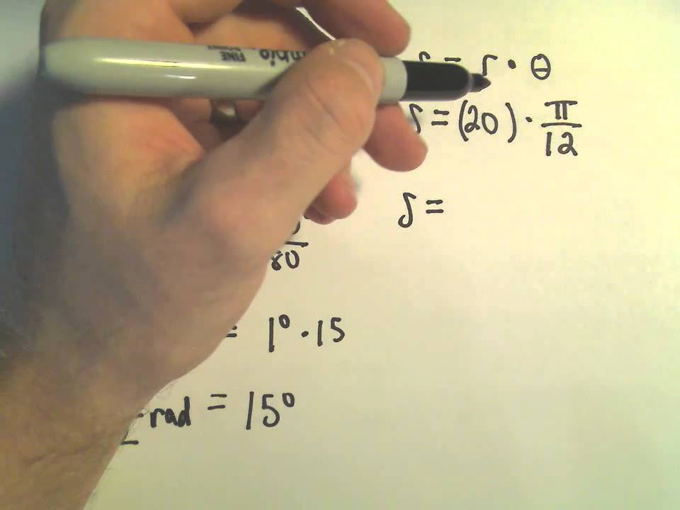 Arc Length Formula - Example 1