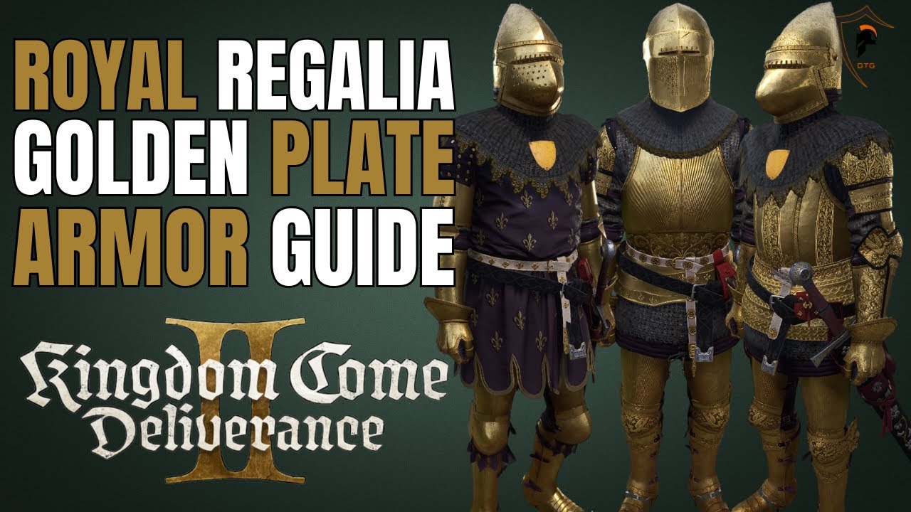 KCD2 - Королевские золотые латы (демонстрация мода)