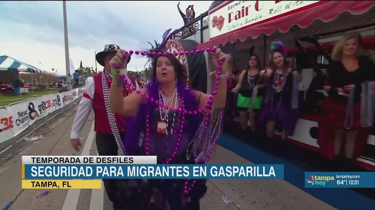 ¿Eres migrante y planeas visitar los desfiles de Gasparilla en Tampa?