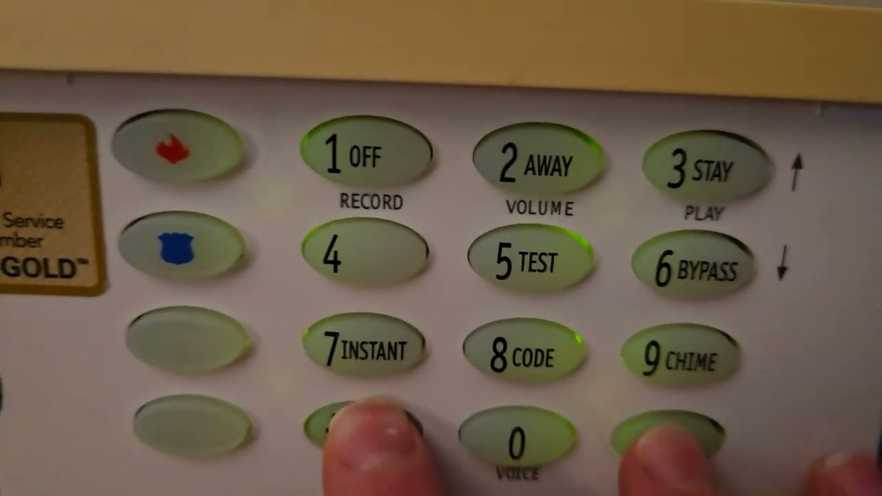 Bedroom Honeywell vista 21ip system test 2