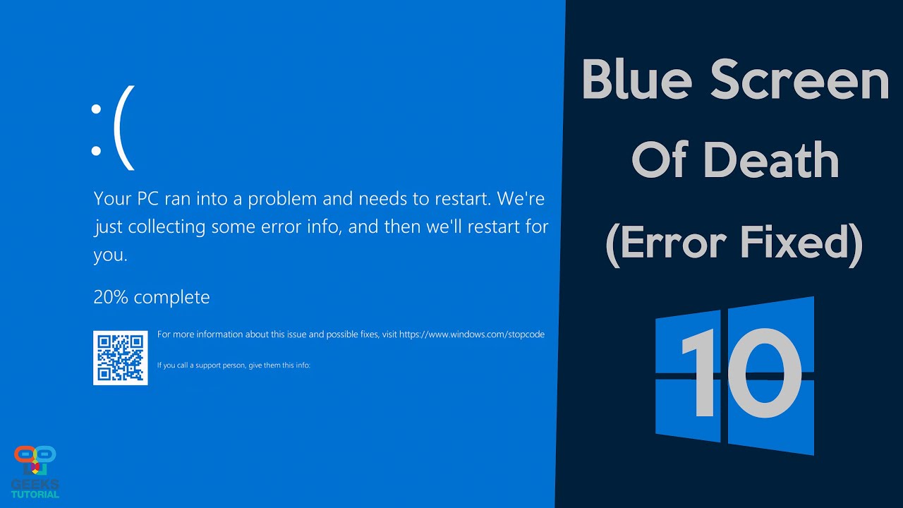 How to Fix Blue Screen Error in Windows 10 (BSOD FIXED)