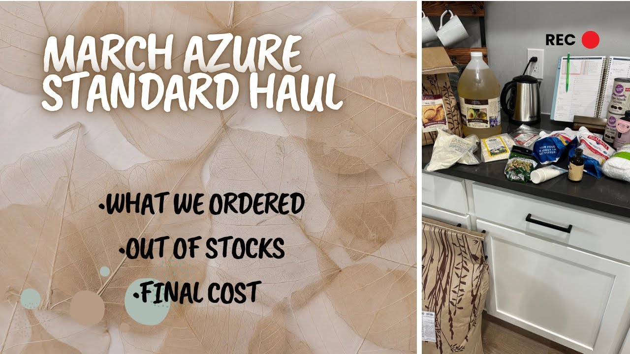 Azure standard haul for a family of four