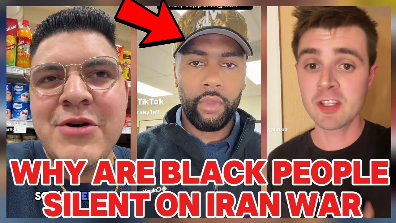 BLACK AMERICANS ARE SILENT & MIND THEIR OWN BUSINESS ON TRUMP WAR WITH IRAN