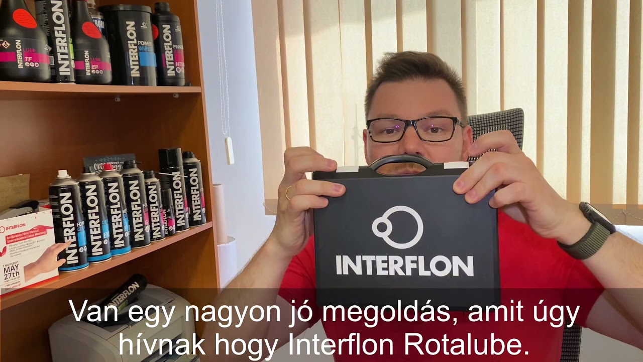 Interflon Rotalube Lánckenési megoldás