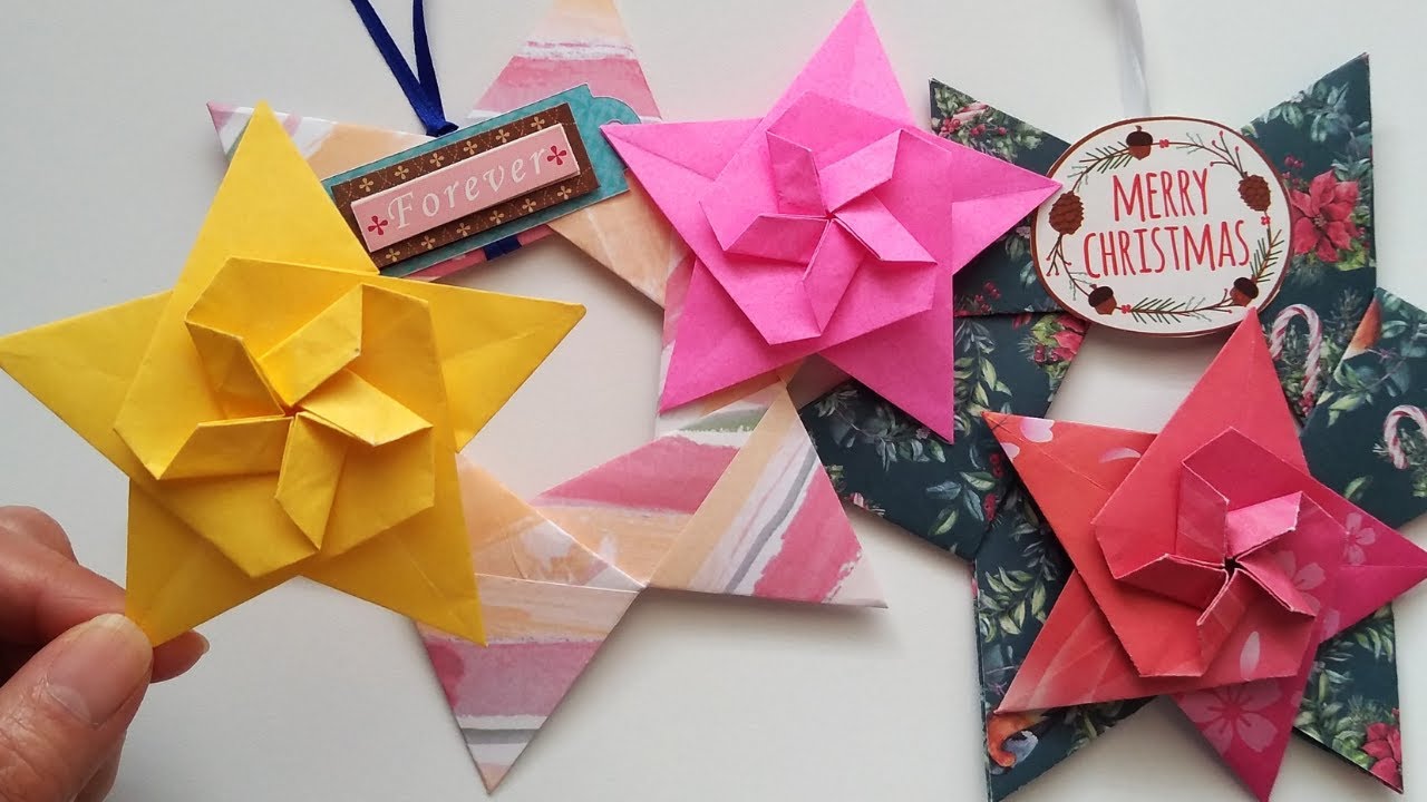 How to Make Origami Winter Star (Jane Rosemarin)