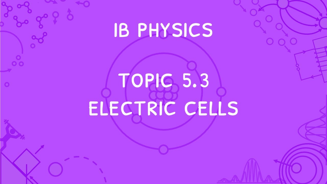 IB Physics Topic 5.3: Electric Cells