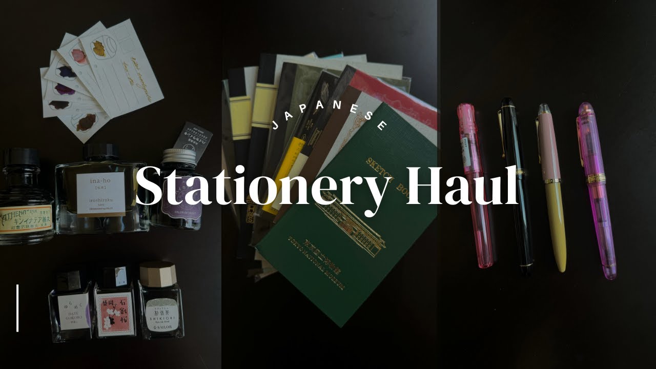 Japan Stationery and Fountain Pen Haul | Writing on Sunshine