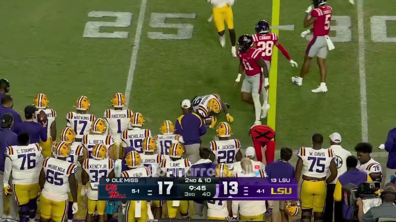 LSU OL/Offense vs Ole Miss Defense (2024)