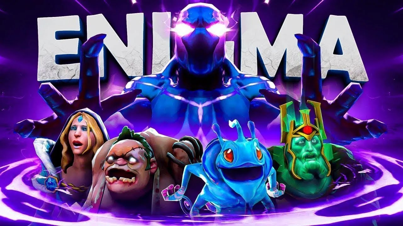 ЭНИГМА на 14.000 ММР | От Эйдалонов до БЛЕКХОЛА - Enigma Dota 2