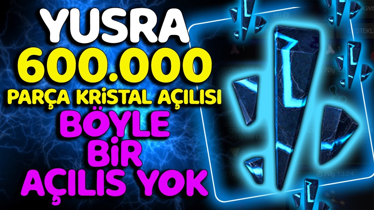BÖYLE BİR ŞEY YOK - 600.000 PARÇA 6 YILDIZ KRİSTAL AÇILIŞI - YÜSRA - MCOC KRİSTAL