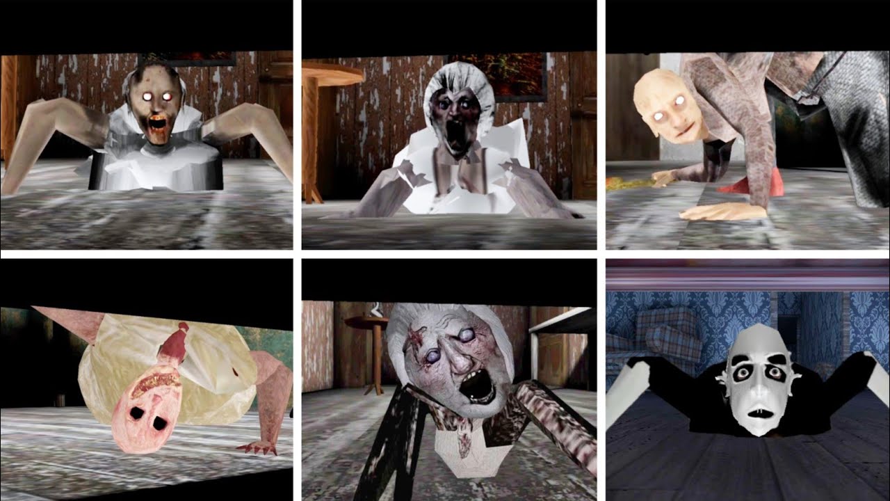 All Underbed Jumpscares In Dvloper Official & Unofficial Games | Granny New Game Update