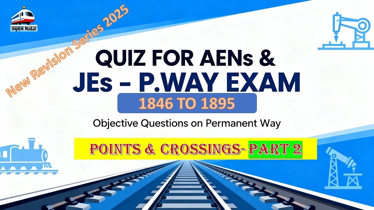 New revision Series 2025 I Part 33| 1846-1895 | JE PWAY & ADEN EXAM