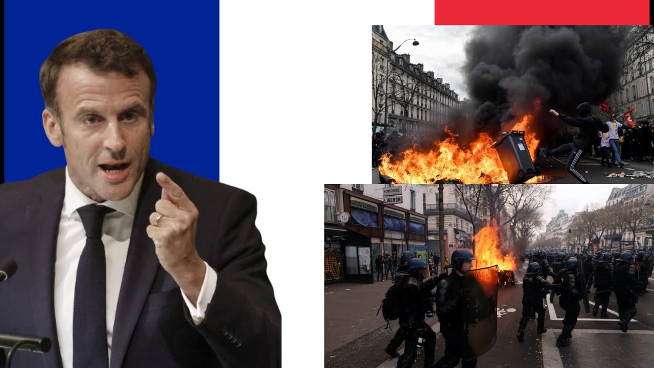 France is Burning |  French pension reform strikes | BrainBites