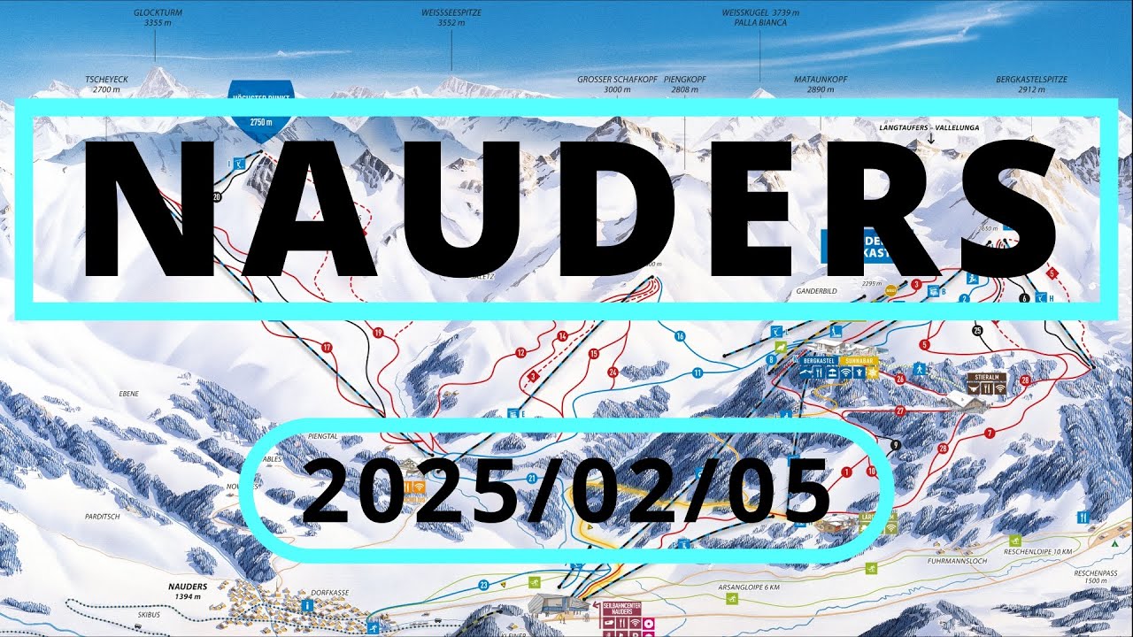 (AT) Nauders | COMPILATION | (almost) ALL LIFTS | 2025/02/05