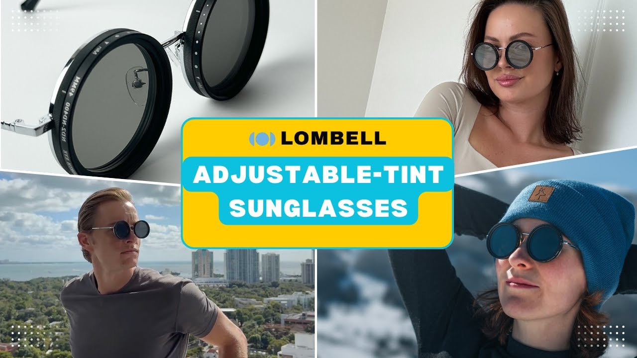 Lombell Adjustable Tint Sunglasses &ndash; The Ultimate Light Control Eyewear 🕶️ #sunglasses #eyewear